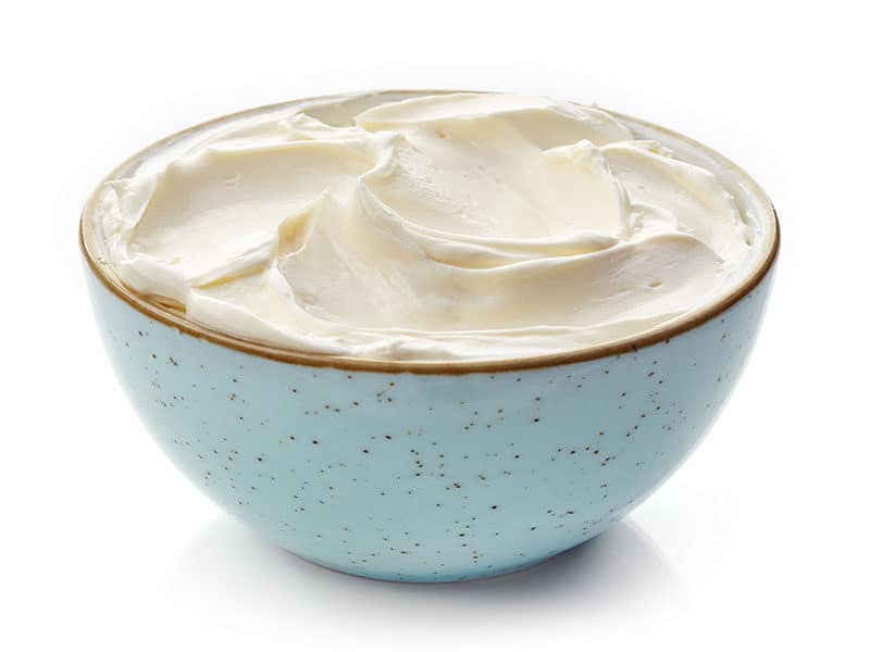 Bowl Cream Cheese Sour