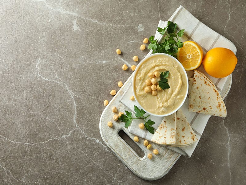 Concept Tasty Eat Bowl Hummus