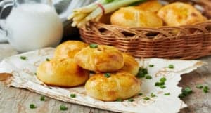 Baked Pasties Potatoes Onions