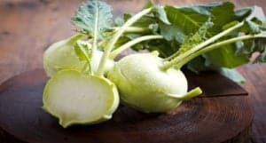 Fresh Kohlrabi