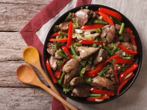 Fried Chicken Vegetables