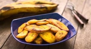 Fried Slices Ripe Plantain