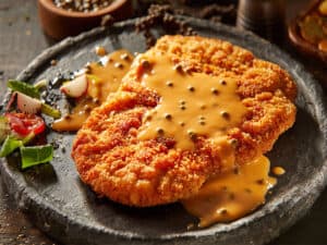 Palatable Fried Breaded Veal