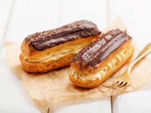 Traditional French Eclairs Chocolate