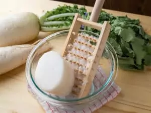 Grating Daikon Radish Traditional