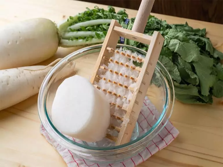 Grating Daikon Radish Traditional