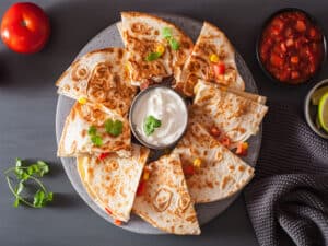 Mexican Quesadilla Chicken Tomato