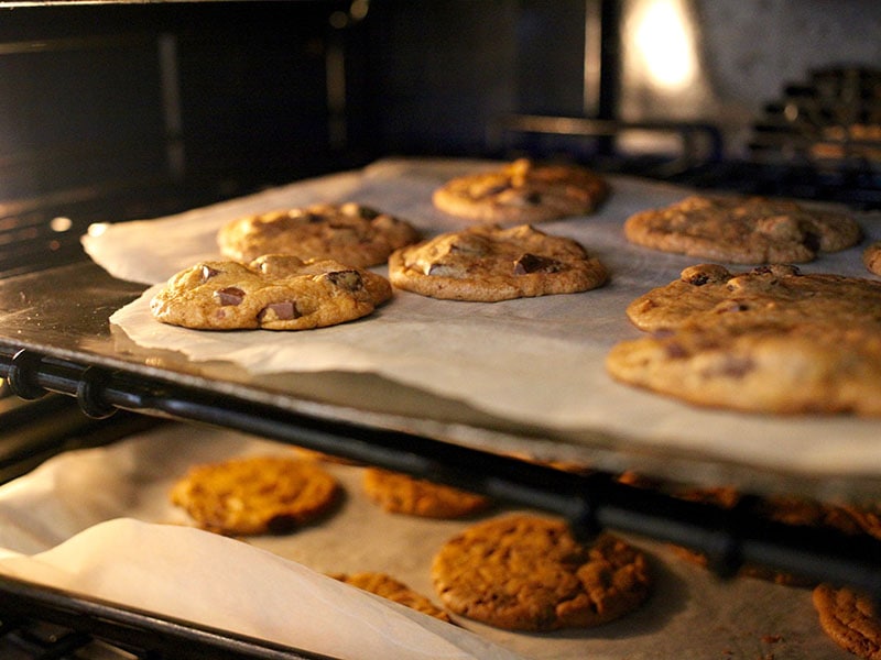 Cookies Being Baked