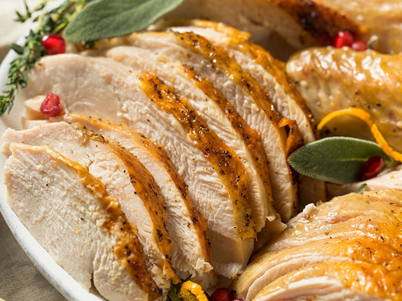 Roasted Cut Turkey Platter