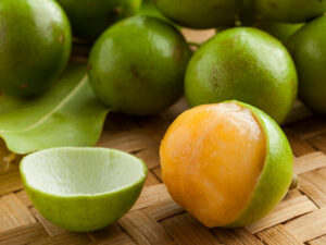 Peeled Quenepa Fruit