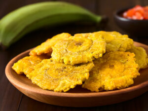 Fried Green Plantains