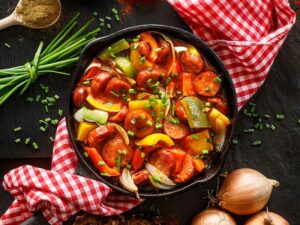 Lecsó Hungarian Tomato Pepper Stew