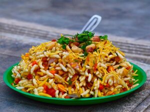 Bhelpuri Puffed Rice And Vegetables