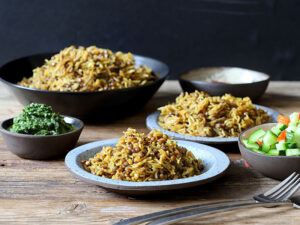 Israeli Rice With Lentils