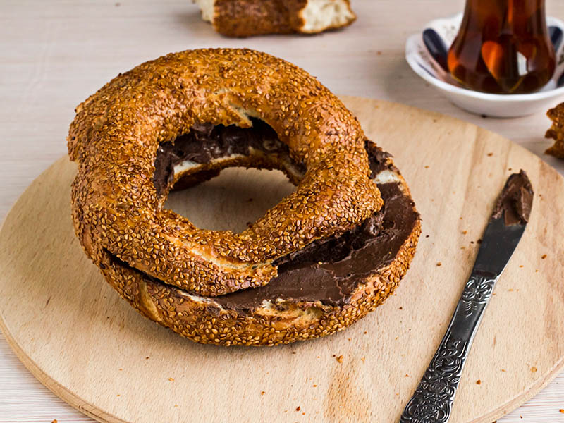 Chocolate Vanilla Bean Bagel