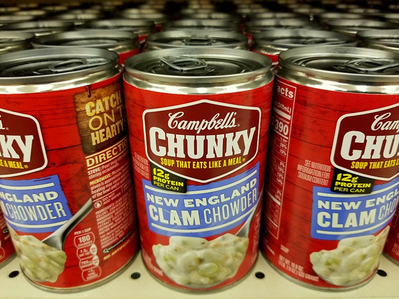 Canned Clam Chowder