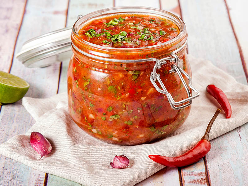 Thick Smooth Homemade Salsa