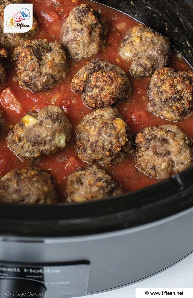 Grilled Italian Meatballs