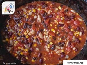 Slow Cooker 3 Bean Chili