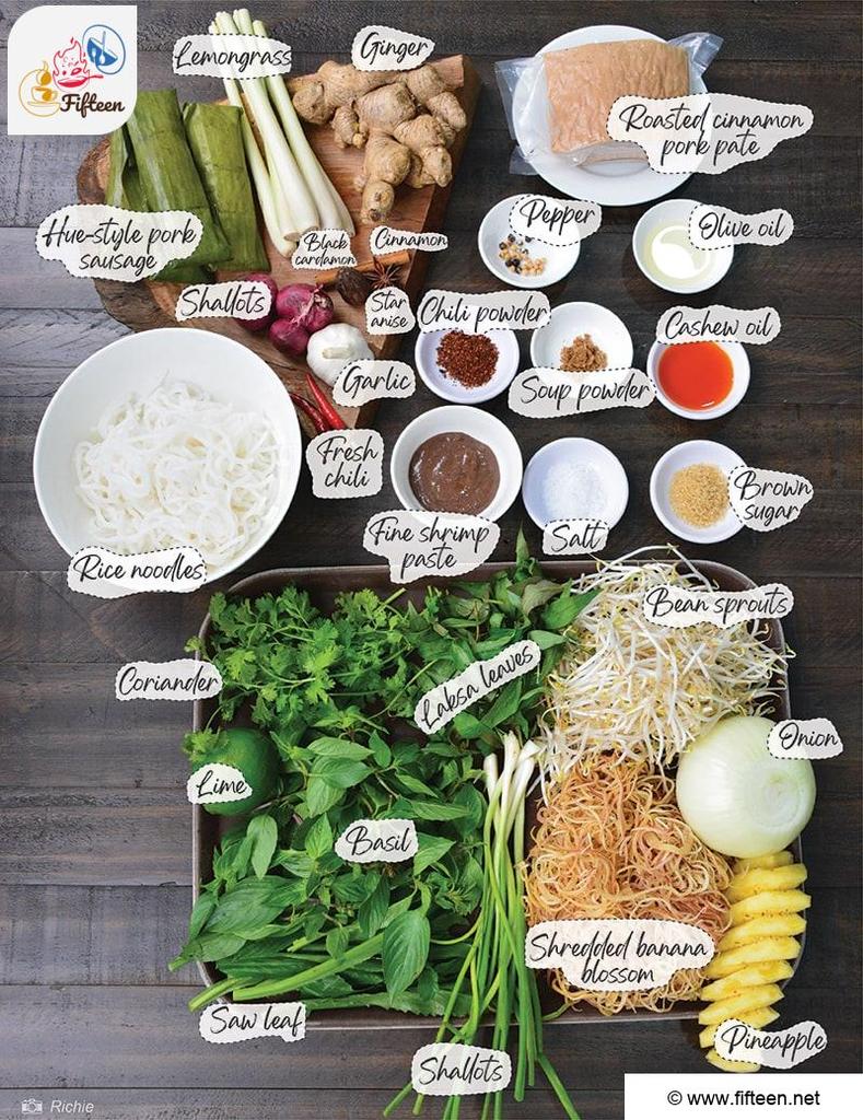 Beef Noodle Soup Ingredients