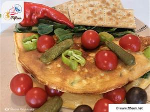 Creamy Mediterranean Omelet Recipe