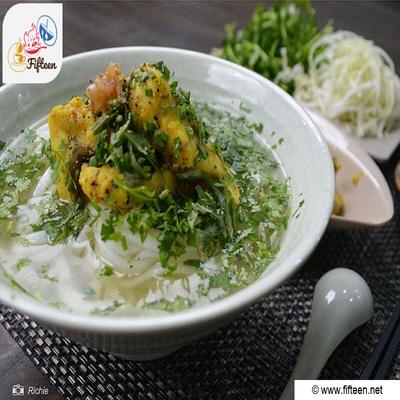 Vietnamese Thick Noodle Soup With Fish Recipe