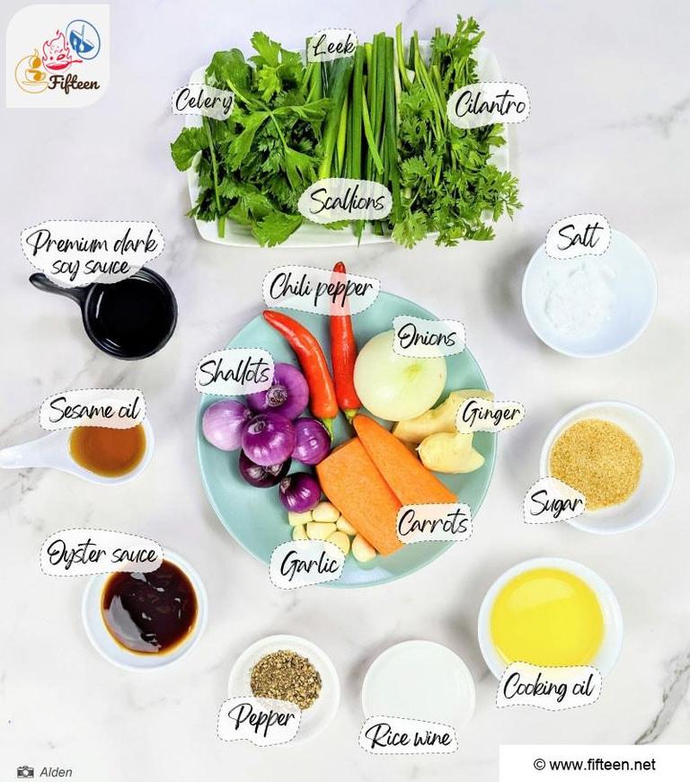 Carrots Cilantro Celery Leek