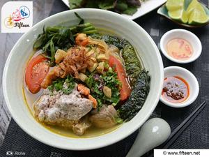 Vietnamese Rice Noodle Soup With Crab Meat Recipe