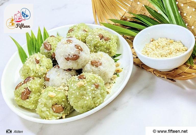 Xoi Dau Phong - Vietnamese Peanut Sticky Rice