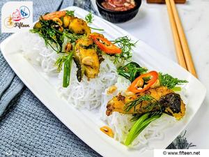 Vietnamese Turmeric Fish With Dill And Noodles Recipe
