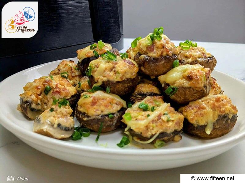 Air Fryer Stuffed Mushroom Recipe