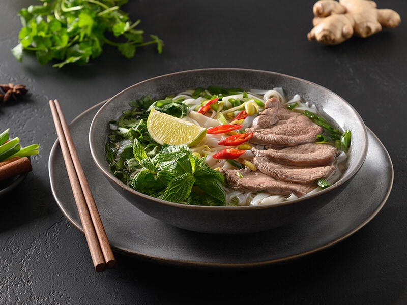 Pho Bo With Beef