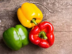 Green Yellow Red Bell Pepper