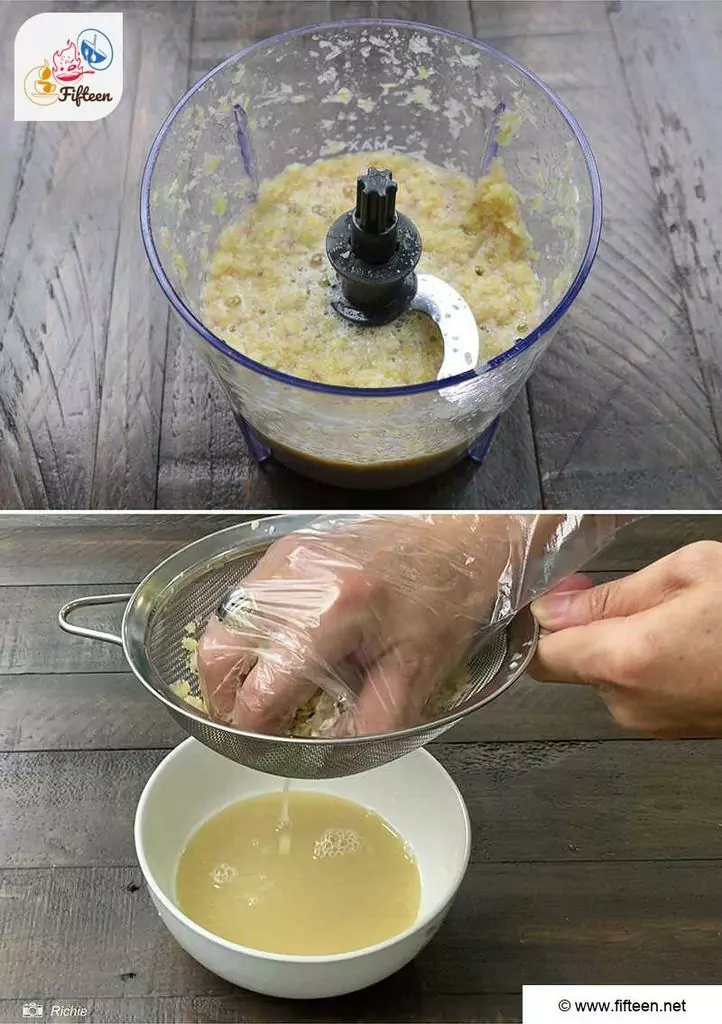 Squeeze The Lemongrass Mixture Over Sieve