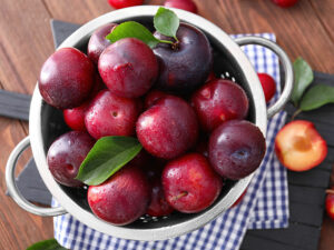 Ripe Juicy Plums