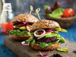 Australian Grilled Barbecued Dishes Beetroot Burgers