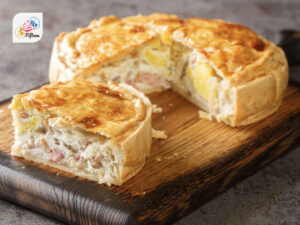 Bacon and egg Pie