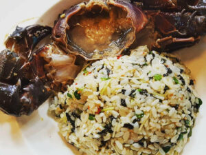 Bahamian Dishes Crab and Rice