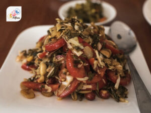 Burmese Dishes Fermented Tea Leaf Salad