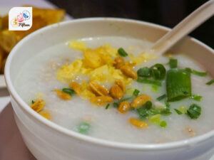 Cantonese Dishes Porridge With Deep Fried Dough Stick