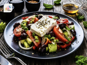 Greek Dishes Salads With Feta Cheese