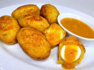 Guyanese Dishes Golden Egg Balls