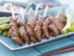 Japanese Dishes Belly Pork Skewers
