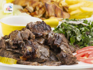 Lebanese Dishes Shawarma With Beef