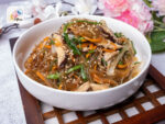 South Korean Dishes Japchae Noodles