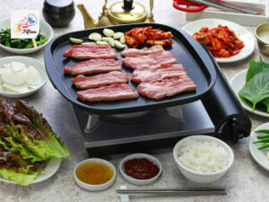 South Korean Dishes Samgyeopsal