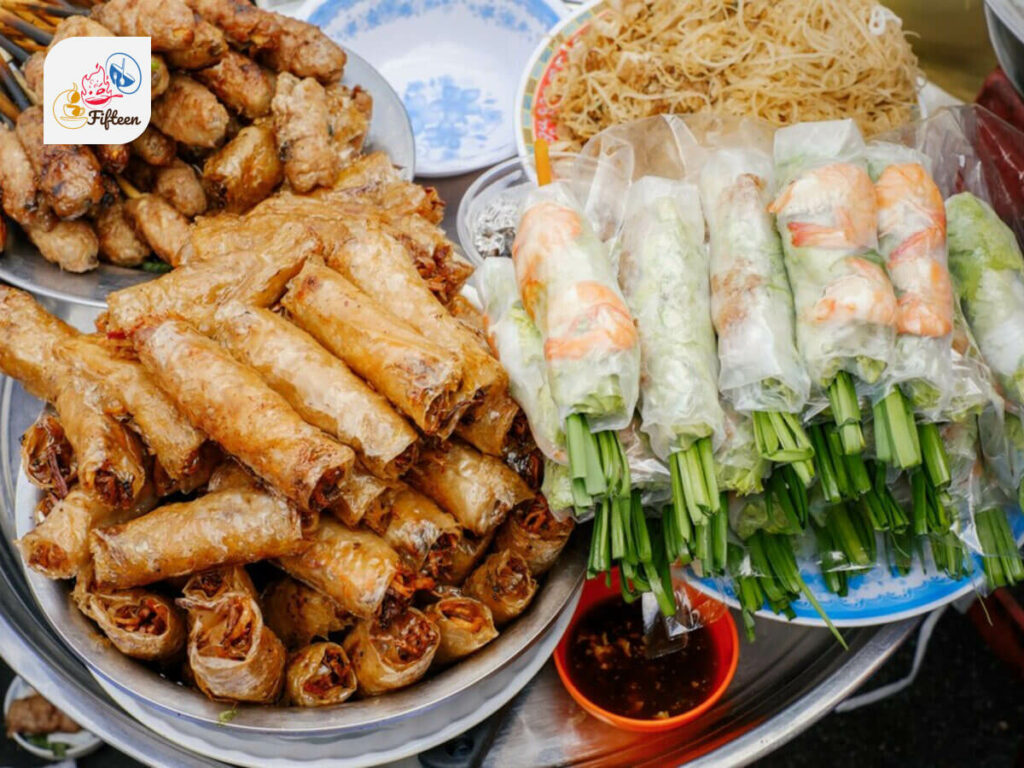 Street Food Spring Rolls