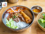 Vietnamese Dry Noodle Dishes Bun Thit Nuong