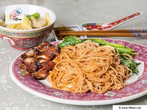 Wonton Noodle Barbecue Pork