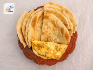 Bangladeshi Paratha With Omelette